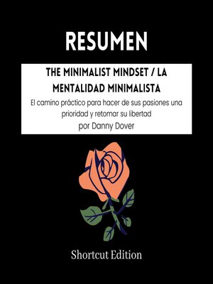 cover image of RESUMEN--The Minimalist Mindset / La mentalidad minimalista